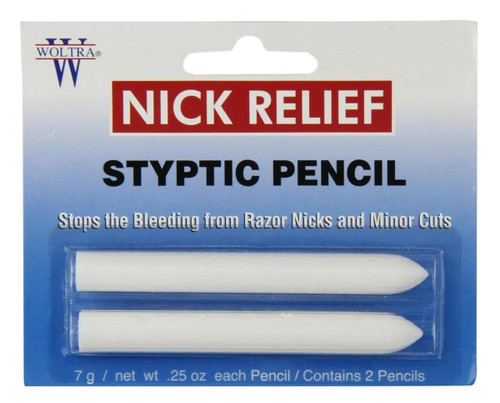 Nick Relief Styptic Pencil Twin Pack