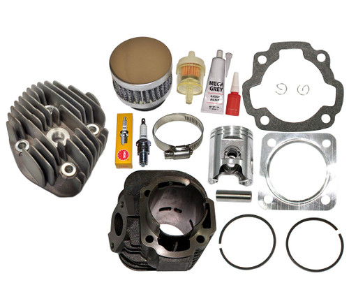 TOP NOTCH PARTS CYLINDER HEAD PISTON KIT GASKETS PIN CLIPS FITS POLARIS SCRAMBLER 90 90CC 2001 2002 2003