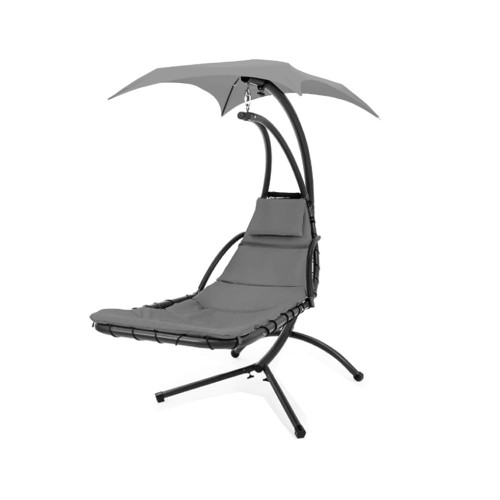 Garden Winds Custom Fit Replacement Canopy Top Cover Compatible with The Best Choice Products Sky1831 Hanging Curved Chaise Lounge Chair - Upgraded Performance RipLock 350 Fabric - Slate Gray Garden Winds Custom Fit Replacement Canopy Top Cover Compatible with The Best Choice Products Sky1831 Hanging Curved Chaise Lounge Chair - Upgraded Performance RipLock 350 Fabric - Slate Gray