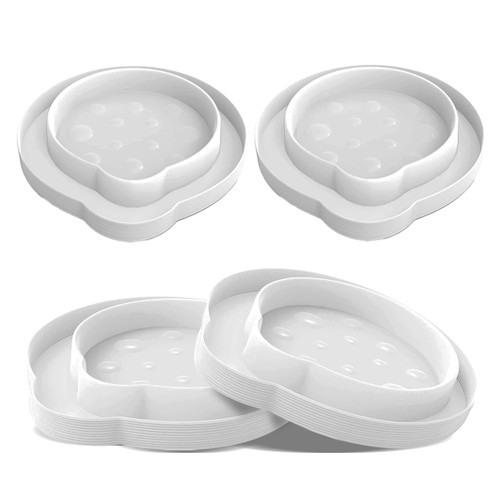 ASPECTEK Bed Bug Detector and Interceptor - Safe, Eco-Friendly Bug Trap for Monitoring and Prevention, Effective Bed Bug Traps for Home Use, Pack of 4, White