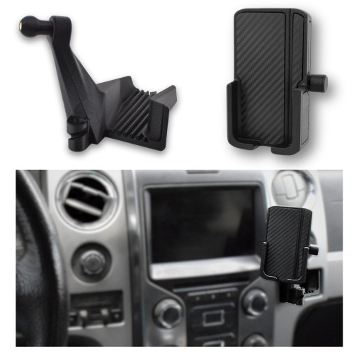 Phone Holder for Ford F-150 2009-2014, Lincoln Mark LT 2010-1014 - Custom Fit in Dash Pocket Phone Mount
