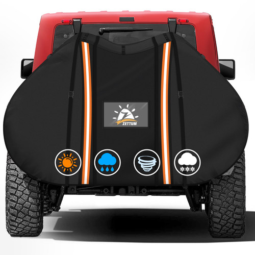 Zettum Bike Cover for Transport 3 Bike - 600D Travel Bike Covers for Bikes on Rear Bike Rack Heavy Duty & Waterproof, Outdoor Full Bicycle Rack Cover for 3 Bikes on Car Hitch Storage