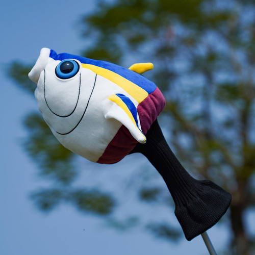 Funny Driver Headcover, Plush Golf Club Covers Long Neck, Animal Headcover, Soft Mallard Duck Rabbit Bunny Owl Fish Headcovers for Golf Clubs Fits Men and Women, Driver Headcover Animal for Present