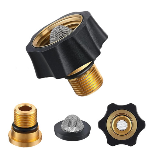 XILEWHZF 7112362 Water Inlet Fitting for Simpson Pressure Washer Pump Parts Compatible, Fits Multiple Pressure Washer Connectors (Copper, 1pc)