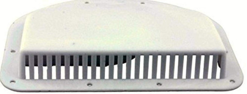 Kaper II L12-0019 White Fits 3" hole Trailer Vent Cover,1 Pack