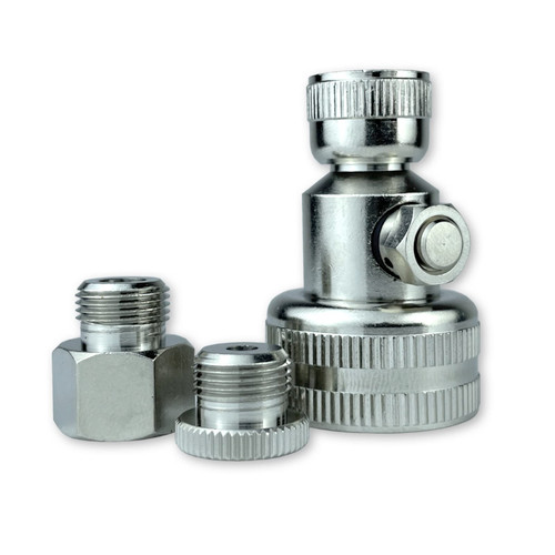 Haltec N-1091 Water Adapter for Liquid Fill Tires - Air and Liquid Fill OTR and Agriculture Farm Tractor Tire Ballast Valve Stem Garden Hose Adapter