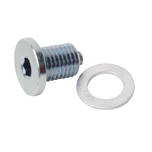 Tusk Low-Profile Magnetic Drain Bolt Compatible with Kawasaki KLR650 1987-2018, 2022-2025