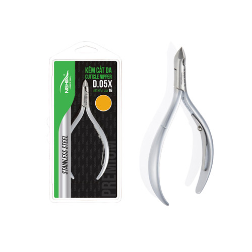 NGHIA Premium Cuticle Nipper - D-05X Jaw 16 (Stainless Steel) - Professional Nail Tools