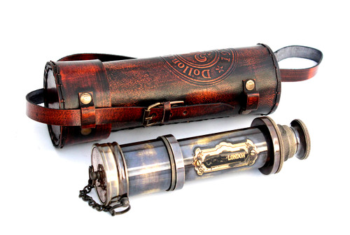 Vintage Brass Ship Telescope – Nautical Marine Spyglass for Sailing, Trekking & Maritime Decoration – Royal Navy Inspired Designer Replica for Sailors & Collectors Vintage Brass Ship Telescope – Nautical Marine Spyglass for Sailing, Trekking & Maritime Decoration – Royal Navy Inspired Designer Replica for Sailors & Collectors