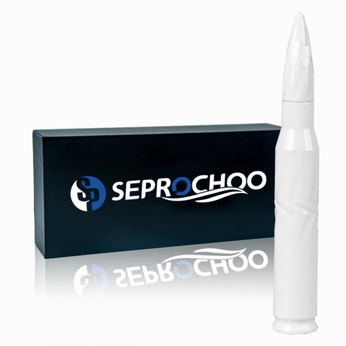 White Car Truck Bullet Antenna 50 Cal Bullet Antenna Truck Accessories Universal Replacement for GMC Sierra 1500 Chevy Dodge Ram Silverado 1500 2500 3500 Ford F150 F250 F350 Spiral (White, 5.5inch)