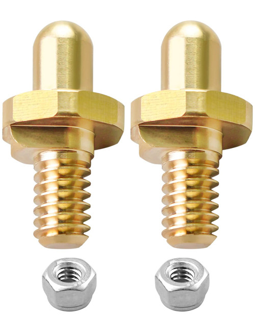 70332 Grill Door Hinge Pin Fit for Weber Genesis Summit Spirit Grill, Adjustable Door Hinge Bolts with Nuts, 2 Pack