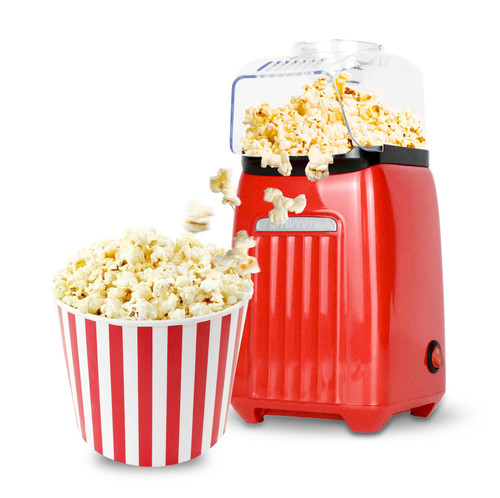 Large Capacity Popcorn Maker Machine, 3 Oz Popcorn Popper (42% More Corn Than Standard 2 Oz), 2 Min Fast Popping, No Oil & BPA-Free, ETL Certified Air Popper for Home Theater, Movie Nights, Parties