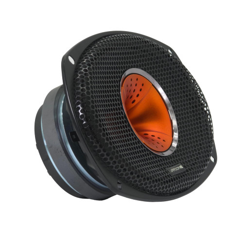 Warzone WZ69Si 6x9-Inch Mid-Range + Driver Speaker, 1200W Max, 4 Ohms, 30oz Magnet, Black Steel Basket with Aluminum Dome Tweeter for Car Audio (Single)