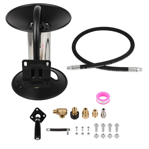 Pressure Washer Hose Reel,100 FT Heavy Duty Steel Hose Reel for Power Washer