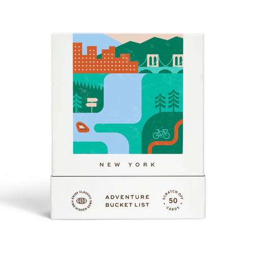 Reach International Outfitters New York Adventure Bucket List: 50 Scratch-Off Cards for Outdoor Activities, Tourist Attractions, and Road Trips - Perfect Travel Gift and Guide for Exploring
