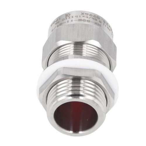 Cable Gland G1/2 304 Stainless Steel IP66 Armoured Connector for 5-12mm Inlet Cable Suitable for Indoor Outdoor Projects Electrical Junction Boxes Cabinets
