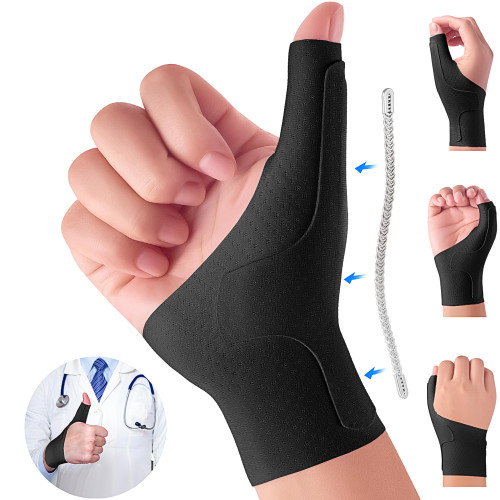 Wrist Thumb Brace Mommy Compression Stabilizer Waterproof Thumb Spica Splint for Arthritis,Trigger Finger,De Quervains Tenosynovitis,Tendonitis,CMC Joint Pain and Support-Women Men-Left or Right Hand
