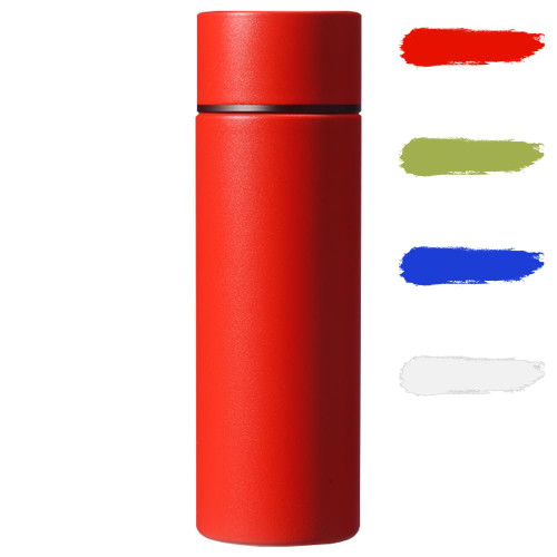 5 oz Mini Thermos Cute Water Bottle - Insulated Stainless Steel Bottle - Keeps Cold for 12 hours, Hot for 6 hours - Red