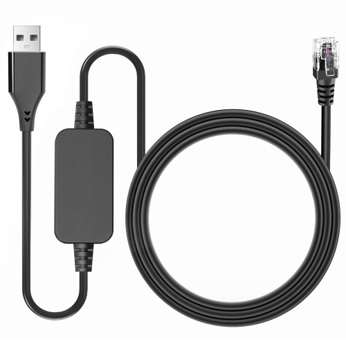 Radar Detector Power Cable, USB 2.0 to RJ11 Cable,Replacement Radar Detectors Power Cable,for Unid Escort Beltronics Radenso XP Whistler Cob and Other RJ11 Plug Radar detectors