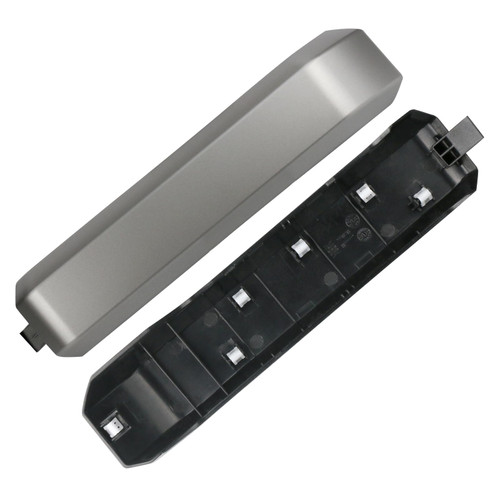 TQPONLY 1 Pcs Interior Inner Door Handle Cover Trim | Compatible with 2015-2020 Ford F150 Truck Accessories Replacement | Front Left Driver Side Door Armrest Pull Handle (Light Gray)