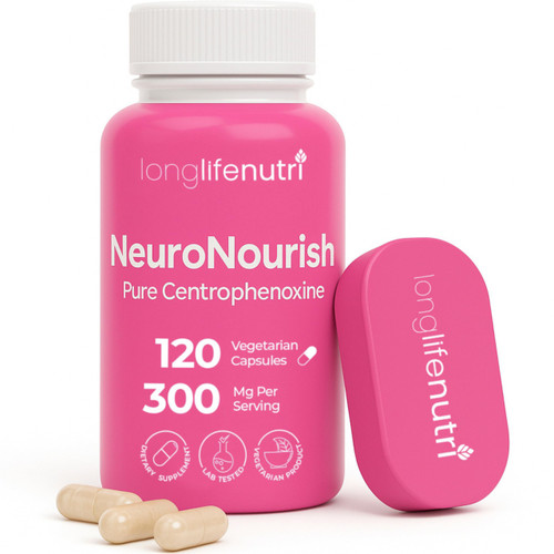 NeuroNourish (Centrophenoxine) 300mg - DMAE & pCPA, 120 Vegetarian Capsules, 4-Month Supply, Natural Nootropic for Strengthening Memory, Focus, & Cognitive Function, GMP Certified, Made in USA NeuroNourish (Centrophenoxine) 300mg - DMAE & pCPA, 120 Vegetarian Capsules, 4-Month Supply, Natural Nootropic for Strengthening Memory, Focus, & Cognitive Function, GMP Certified, Made in USA
