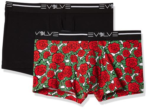 Evolve Men's Cotton Stretch No Show Trunk Underwear Multipack