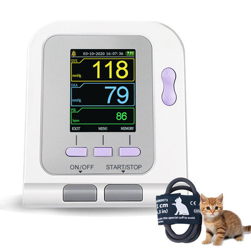 CONTEC08A-VET Digital Veterinary Blood Pressure Monitor Dog/Cat/Pets Small Cuff Size 2.3”-4.3”