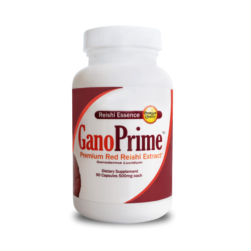 Reishi Essence GanoPrime Reishi Extract High Potency 15:1 Ganoderma Lucidum | Organic and Non GMO Reishi Mushroom | 90 Vegetarian Capsules of 500mg. Each