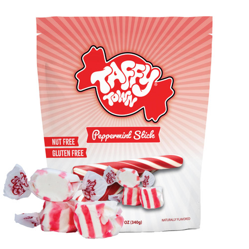 Taffy Town Pouch 12 oz (1, Peppermint Stick)