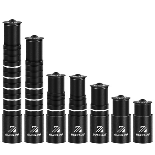 BUCKLOS Bike Stem Riser Extender MTB, 1-1/8" 28.6mm Bike Fork Stem, Handlebar Stem Aluminum Adapter for Mountain Bike, Road Bike, MTB, BMX-1768847145