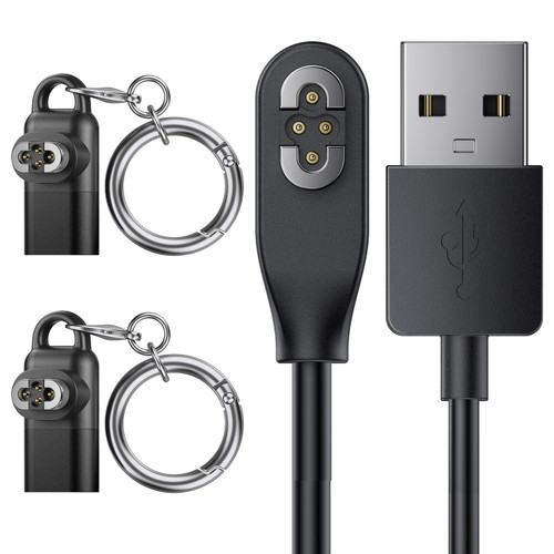 Charging Cable for Shokz OpenSwim Pro with 2 Type C Adapters, Gorixer Type C Cable Charging Converter Compatible for Shokz OpenSwim Pro, 4 Pin Magnetic Charger Cord for Shokz Bone Conduction Headphone