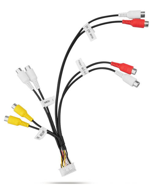 RCA Harness Cable Connector Adapter for Stereo Radio, Fits for Alpine ILXW650 ILX-W650 ILX-W650E ILXW650E, Replace E2703004590