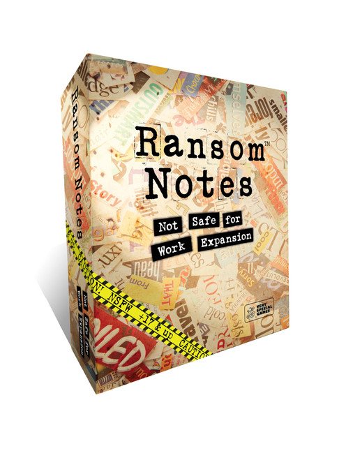 Ransom Notes Expansion Pack, Not Safe for Work (NSFW) Edition - The Ridiculous Word Magnet Party Game, 3+ Players