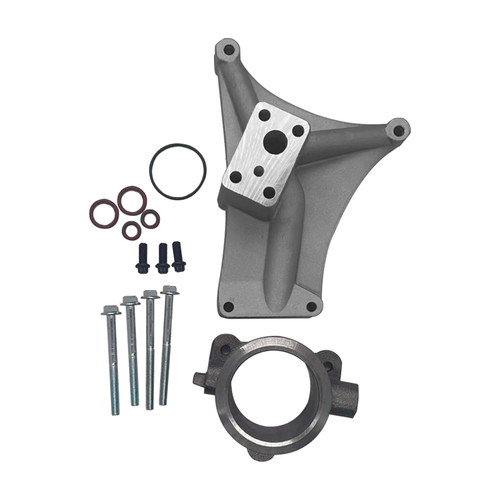 Rapishark Non-EBP Valve Turbo Pedestal & Exhaust Housing Compatible with 1994.5-1997 Ford 7.3 Powerstroke Diesel 7.3L