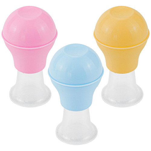 Nipple Corrector, Nipple Sucker Silicone Nipple Enlarger Sucker Corrector for Inverted Flat Nipples Aspirator Puller Health Care, 3Colors