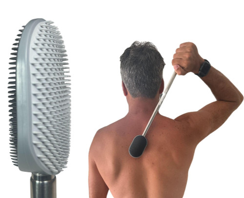 The Ultimate Extendable Back Scratcher, Scalp and Back Massager, & Exfoliator Gifts for Men and Women Double-Sided Itch Reliever, Expandable Scratch Large Surface, Delivers A Deep Soothing Scratch
