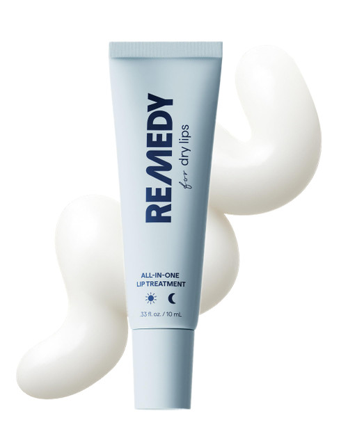 Remedy for Dry Lips - All-In-One Lip Treatment - Hydrating and Healing Lip Balm Ointment with Ceramides, Peptides, and Dimethicone - Repairs Dry, Cracked Lips - By Dermatologist Dr. Shah