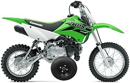 KLX110 Dirt Bike Training Wheels - Fits KLX 110 Kawasaki - Adjustable height universal training wheels - Made in the USA!