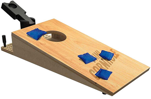 Buffalo Games - Tabletop Mini Cornhole - Dexterity Skill Game - Toss Across - Competative Two Player - On The Go Game - Ages 8 and Up