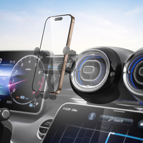 Air Vent Cell Phone Holder for 2022-2025 Mercedes Benz‘s C W206,GLC X254&Coupe/C300/C350e/C43/C63AMG&2023-2025 GLC300/GLC350e/GLC43/GLC63AMG&2024-2025CLE300/CLE350/CLE53AMG Mercedes Benz's Accessories