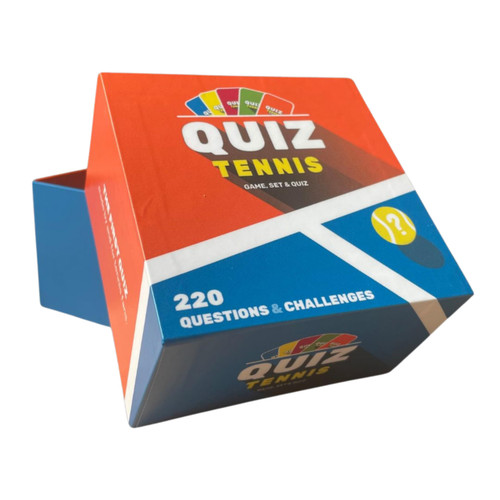 Tennis Trivia Game – 220 Cards to Test Your Knowledge | Fun Gift for Tennis Fans, Players & Coaches