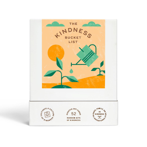 Reach International Outfitters Kindness Bucket List: 52 Scratch Off Cards | Random Acts of Kindness Ideas Card Box | Group & Family Activities to Spread Kindness | Experience Gifts | Rio