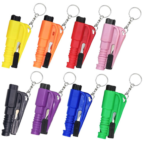 Maibiansm 8 PCS Window Breaker Seatbelt Cutter,3 in 1 Car Window Breaker Tool,Car Glass Breaker and Seatbelt Cutter,Car Emergency Escape Tool for Automotive Accidents