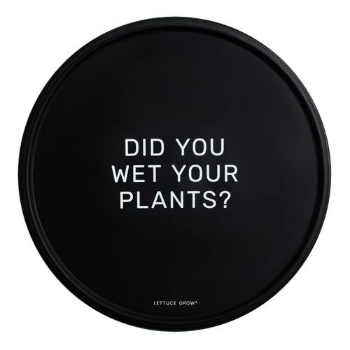 Lettuce Grow Water-Resistant Mat for Floor Protection - 23" Diameter Food Safe Silicone Rubber for Potted Plants, Farmstand and Nook and More