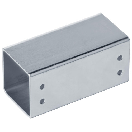 YIDU69Q 8 Pcs 2" Slip Square Tube Connector, Straight Line Square Tube Coupler for Fence Rail