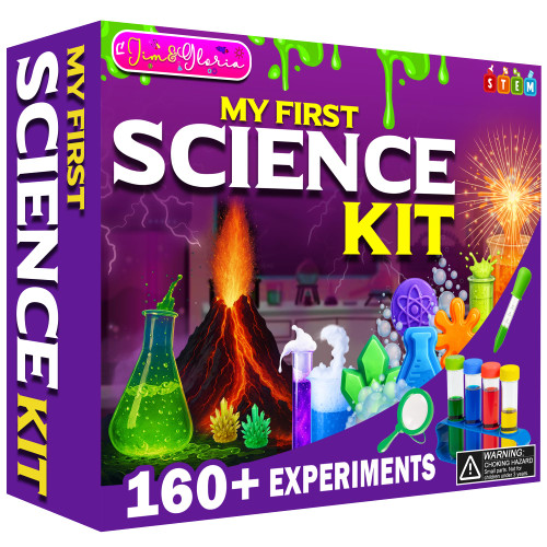 Jim&Gloria Science Kits for Kids Age 5-7 8-12 Year Old Birthday Gifts for Girls Boys, Learning & Educational Toys, Stem Toys, Chemistry Set, Science Experiments for Kids Volcano Projects