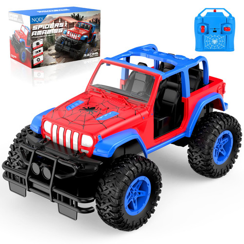 NQD Spider Remote Control Car for Kids, RC Car for Boys, 2.4Ghz Off Road RC Trucks, All Terrain SUV Jeep Toy for Birthday for Kids 3-8 Years Old