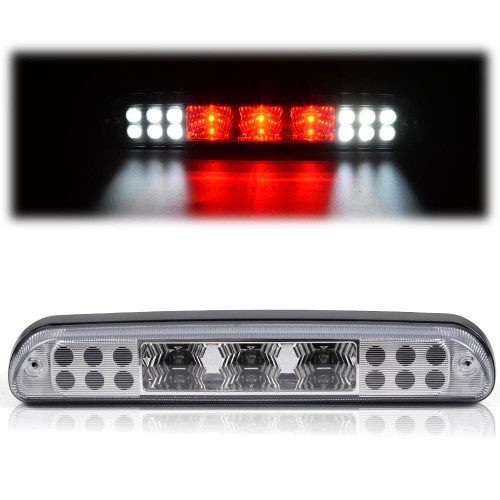 GRAND ORANGE Clear Lens LED Rear Tail Brake Light Compatible with Ford F250 F350 F450 F550 Super Duty 1999-2015 Tail Lamps