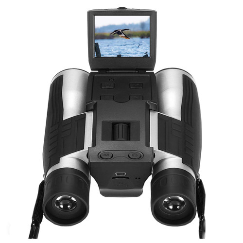 Digital Camera Binoculars, Eoncore 2” LCD Display Binoculars for Adults 12x32 5MP Video Photo Recorder for Bird Watching Hunting Sports Games 16GB TF Card