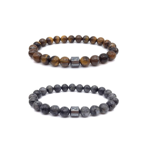 Smoking Cessation Bracelet for Women Men Quit Smoking Bracelet Anti Anxiety Bracelets Anti Smoke Therapy Bracelet Spiritual Bracelets for Women Men Helps Relief Anxiety Frustration Irritability (B)